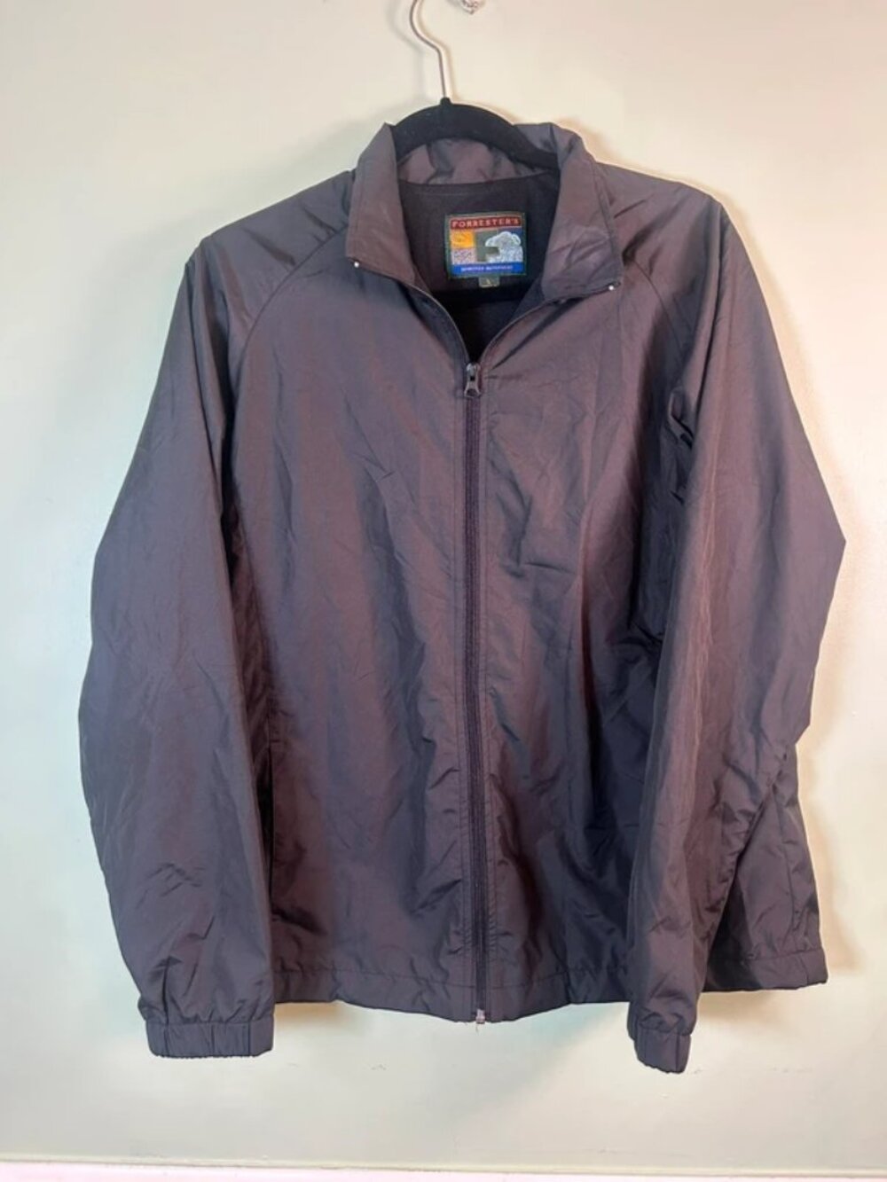NTW -Forrester’s Golf Women Windbreaker Rain Jacket, Black Large